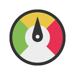 What is a SQL Server Health Check - Icon shows a gauge to show query tuning