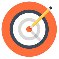 Sprint planning pitfall #1 - Not defining your sprint goal Icon shows a target with a pencil pointing to the middle