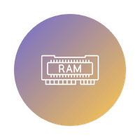 Icon representing RAM and memory usage for SQL Server performance monitoring