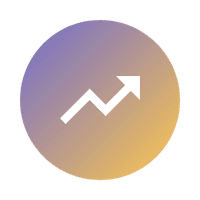 Icon representing query execution trends for monitoring SQL Server performance over time
