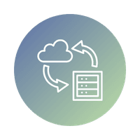 Image shows a server and cloud icon, representing cloud migration due to SQL Server 2016 and 2017 approach end of support.